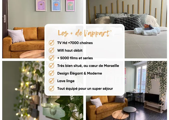 Appartement Cosy Centre Ville Marseille Wifi